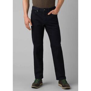 Prana Men's Blue Jeans Size 32 X 34 Hillgard Rinse Chipped Wash